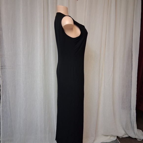 Banana Republic Black Button-Down Maxi Dress Women Suze 8 - Picture 7 of 16